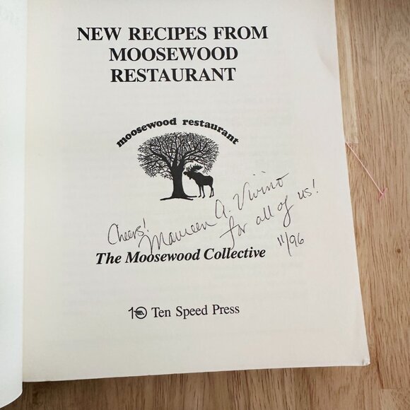 New Recipes From Moosewood Restaurant Autographed by Maureen Vivino 1987 - Picture 4 of 12